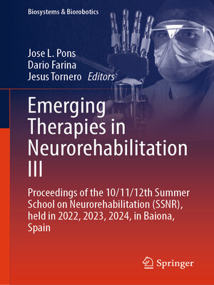 cover image of Emerging Therapies in Neurorehabilitation III